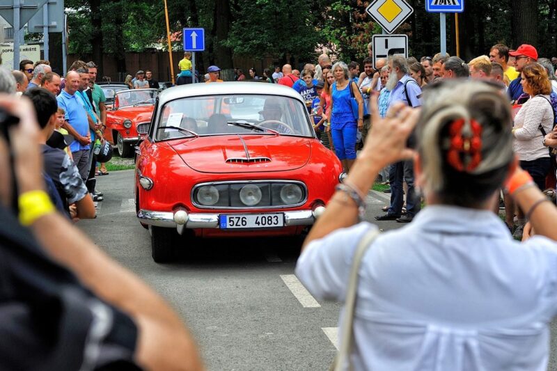 Soutěž elegance historických vozidel v Bohumíně 2022