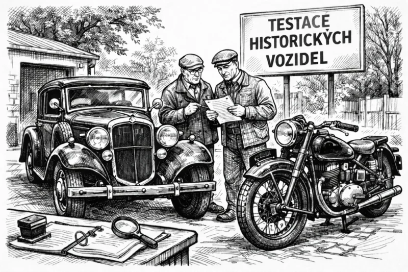 Testace historických vozidel – 18. 4. 2026